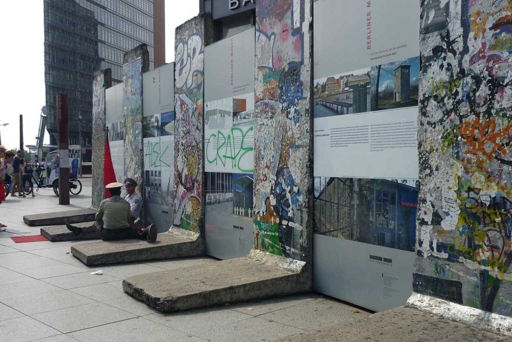 Seeing the Berlin Wall at Potsdamer Platz