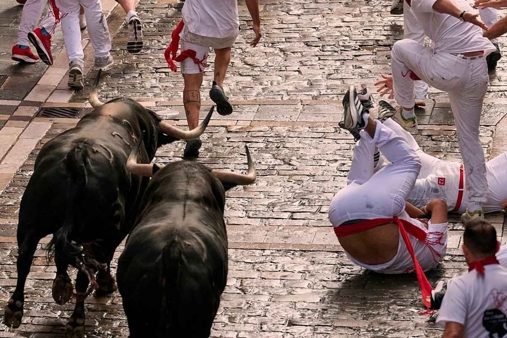 The running of the bulls