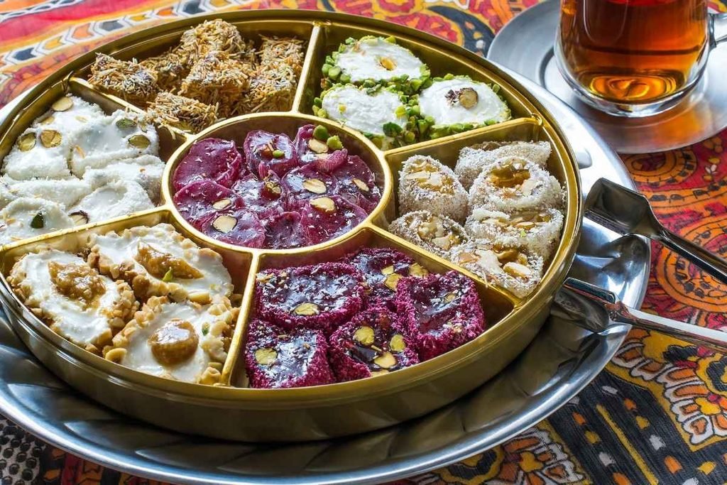What goes into Turkish delight?